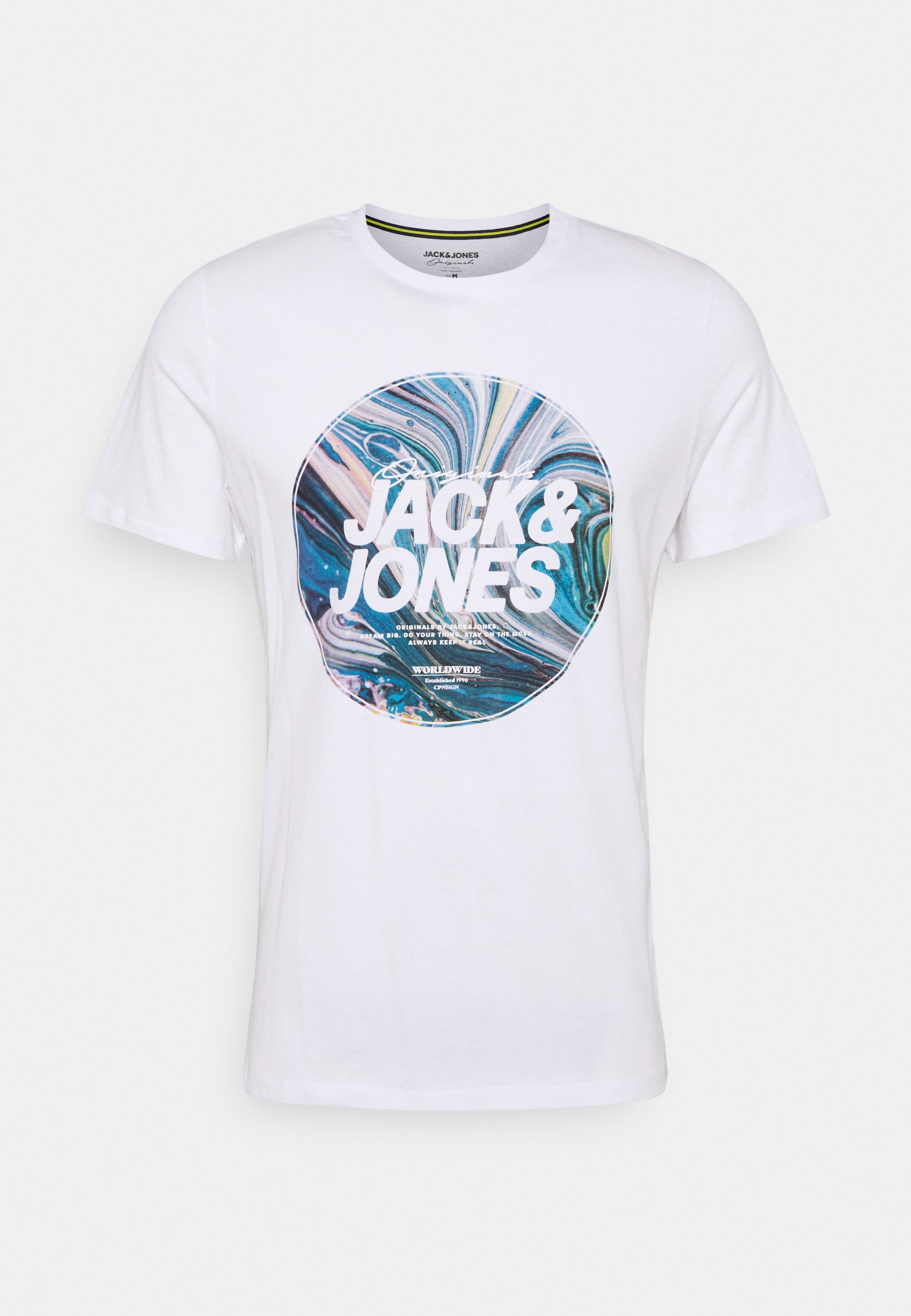 Jack /& Jones Jorswirl SS tee Crew Neck Camiseta para Hombre